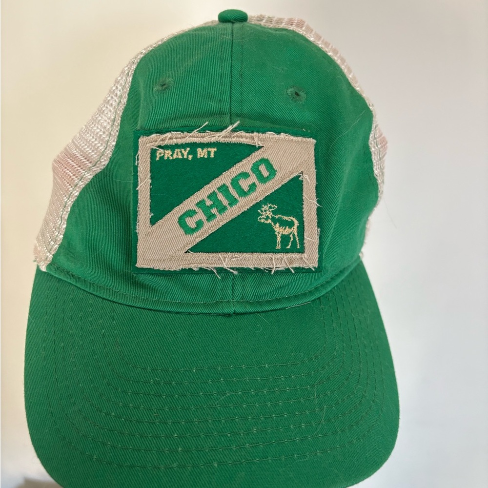 Legacy Green Trucker Hat with Cream Patch